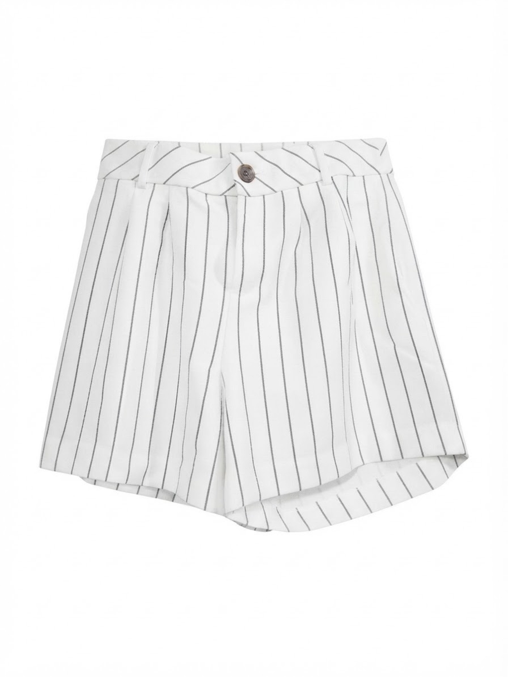 torrid White Pinstripe Bermuda Shorts